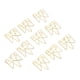 thumbnail image 3 of 100 clips de papel de corona de metal multifuncionales, resistentes al óxido, con proceso de galvanoplastia que evita resbalones, bonitos y divertidos clips de papel., 3 of 14