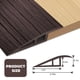 thumbnail image 2 of Tira de transición para piso Umbral de puerta Umbral de 36 pulgadas Tira de transición de 1/2 '' ~ 3/5 '' para puertas Tira de transición de vinilo para puerta/piso (grano de madera gris oscuro), 2 of 7