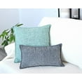 thumbnail image 5 of Textured Chenille Lumbar Pillow Covers Pack of 2 Grey 12x20 inches , Solid Gray Cushion Cases For Sofa Accent Chair Couch, Rectangular Small Pillowcases, 5 of 7