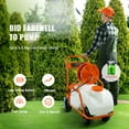 thumbnail image 3 of BENTISM Battery Powered Lawn Sprayer Cart Sprayer 15 Gal Tank w/ Wheels 0-90 Psi, 3 of 9