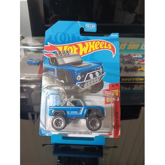 Hot Wheels Then And Now Custom Ford Bronco 1:64 Diecast 2007 Malaysia Blue...