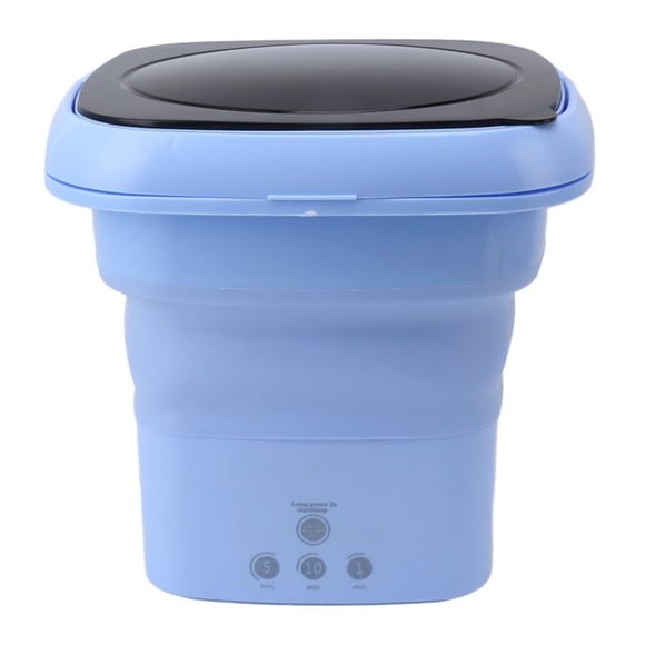 Lavadora Portátil De Diseño Integrado, Mini Lavadora Plegable De 10 L, Limpieza Profunda De Ropa Interior, Calcetines, Paños Para Bebés, Para Viajes En Vehículos