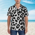 thumbnail image 4 of Bixox Men's Hawaiian Shirts Men's Similar To Leopard Print Print Short-Sleeve Shirt-3X-Large, 4 of 8