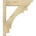 thumbnail image 3 of Ekena Millwork 6"W x 22"D x 26"H Merced Rough Sawn Traditional Outlooker, Douglas Fir, 3 of 4