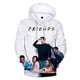 thumbnail image 4 of Sudadera con capucha con estampado 3D de Friends para hombre y mujer, estilo informal, de gran tamaño, ropa de calle popular, 4 of 4