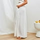 thumbnail image 4 of Pantalones Largos de Cintura Elástica Con Bolsillo de Botones Informales Sólidos de Verano A La Moda Para Mujer Odeerbi  ODB-6, 4 of 9