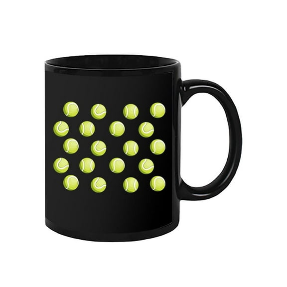 Tennis Ball Pattern Design Mug Unisex's -Image by Shutterstock