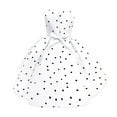 thumbnail image 2 of FDDMis Semi Formal Wedding Guest Dress Long Sleeve Girls Dress Knee Length Dress Christmas Outfit Baby Girl Size 12 Girls Clothes Christmas Bulk, White 3-4 Years, 2 of 4