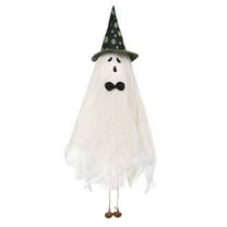Halloween Decorations, Halloween Decorations White Witch Ghost Hanging Ghost Wind Chime Ghost Festival Home Party Decoration Pendant, Green