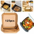 thumbnail image 2 of Square Air Frying Pan Paper Silicone Oil Paper Tray Oil Absorbing Food Pad Paper Baking Disposable Household Baking, 2 of 8