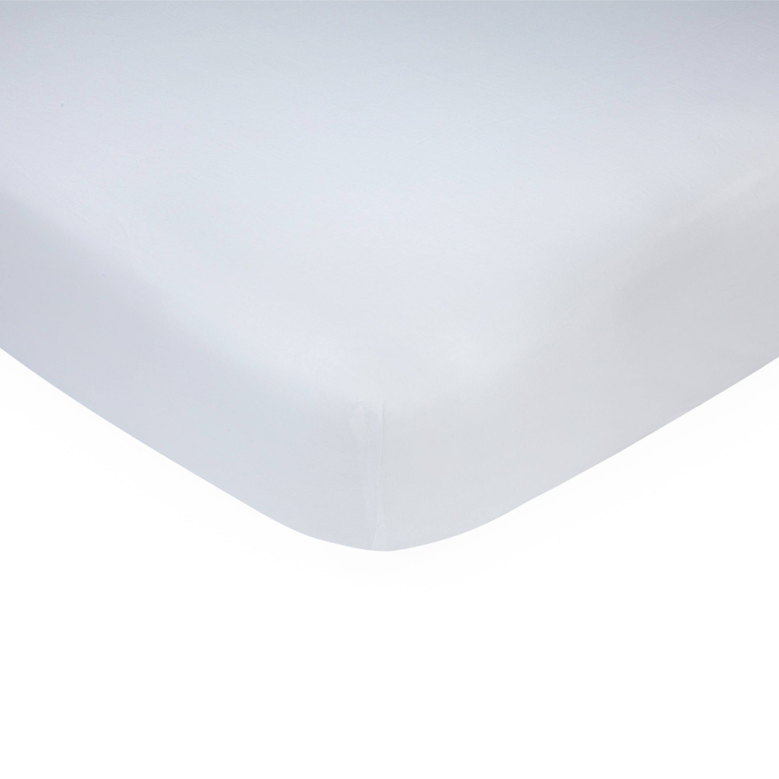Carter's 100% Cotton Knit Fitted Crib Sheet - White