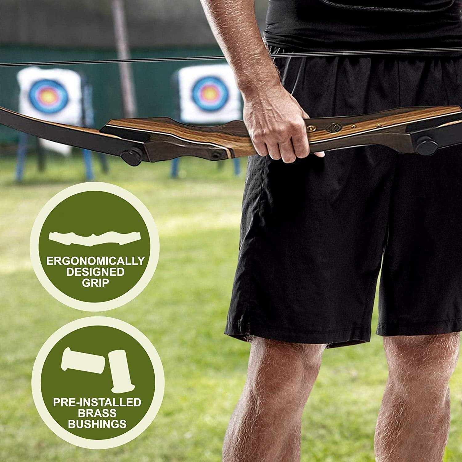 Samick Sage Takedown Recurve Bow and Arrow Set 62 inches Ready to Shoot Archery Set Including