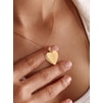 thumbnail image 4 of U7 Women Gold Plated Locket Necklace Custom Picture Love Heart Pendant Memorial Gift for Mom Daughter Birthday Mother's Day Valentine, 4 of 8