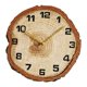 thumbnail image 4 of Reloj de pared rústico de madera, reloj silencioso, regalo para el baño con números arábigos. Estilo C, 4 of 9