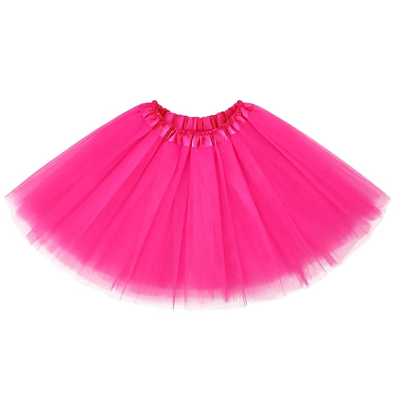 Women's chiffon Tutu skirt, with elastic waist and fluffy skirt, suitable for various holiday parties