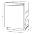 thumbnail image 4 of Lavavajillas Samsung 15 Servicios Silver, 4 of 4