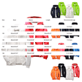 thumbnail image 4 of Boy's Lightweight Jacket UPF 50+ Waterproof Windbreaker Zip up Hoodie Packable Softshell Jacket for Travel​ Hiking 2 PCS Coat, 4 of 8