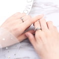 thumbnail image 6 of Pompotops Matching Rings for Couples Knight And Princess Adjustable Couple Ring Suitable For Engagement And Marriage Valentine's Day Gift Multicolor, 6 of 6