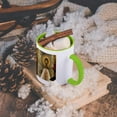 thumbnail image 5 of 3dRose, The Lady of the Basilic of El Pilar Our Lady of the Pillar (Virgin Mary), 15oz Two-Tone Green Mug, 5 of 7
