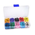 thumbnail image 1 of Jinsinto Push Pins 500-count Map Tacks Marking Pins Plastic Beads Head, 1 of 2