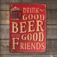 thumbnail image 2 of Group Therapy Practiced Here Metal Retro Tin Sign, Vintage Plaque Antique Poster Home Kitchen Bar Wall Decor, 2 of 5