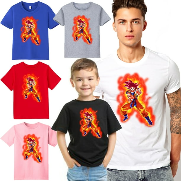 Dragon Ball T Shirt Men Harajuku Cartoon 2022 Hip Hop Japan Anime T-Shirt  90S Funny Flame Goku Fashion Graphic Tees Male Boy - Walmart.Com