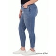 thumbnail image 2 of Alivia Ford Plus Size Jeans for Women – High Waisted Skinny Jeans for Women – 29” (16, Venice Wash), 2 of 7