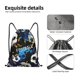 thumbnail image 4 of Fotbe Football Bolsa Mochila con Cordón Estampada, Bolsa de Gimnasio Deportiva, Bolsa Cinch, Bolsa con Cordón para Hombres y Mujeres-Small, 4 of 6
