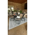 thumbnail image 3 of Hauteloom Siesta Outdoor Rug - Outside Porch Patio Area Rug Carpet - Waterproof Rug - Farmhouse - Dark Grey, Light Gray, Beige - 7'6" x 10', 3 of 18