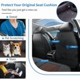 thumbnail image 6 of Front Seat Covers Fit for Hyundai Santa Fe 2001-2026, Premium Faux Leather Waterproof Breathable Anti‑Slip Seat Protectors, Black&Brown, 6 of 7
