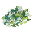 thumbnail image 1 of Carreaux de Mosaïque Lumineux Pièces de Verre Assorties Pierres Vertes, 1 of 8