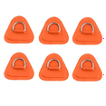 thumbnail image 1 of 6PCS D-Ring Patch for Inflatable Boat Kayak Dinghy SUP, D-Ring PVC Patch Stand-Up Paddleboard Canoe Rafting Orange, 1 of 7