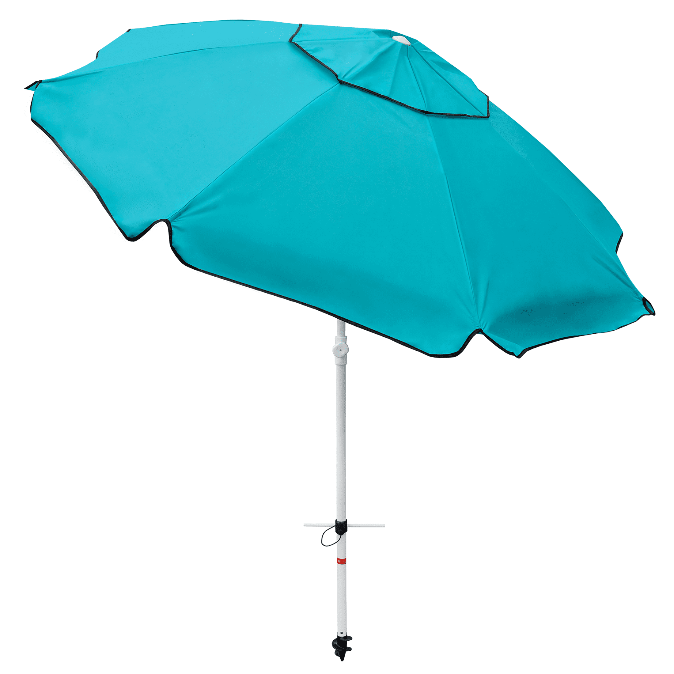 Abba Patio 7' Patio Beach Umbrella Sun Shade Tilt w/ Carry Bag, UV Protection, Lake Blue