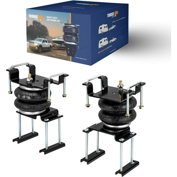 TORQUE Air Suspension Bags Kit with Internal Jounce Bumper for 2005-2020 Nissan Frontier 2WD 4WD Rear Helper Bag Spring Towing, Up to 7,500 lbs Load Capacity (TR75558)