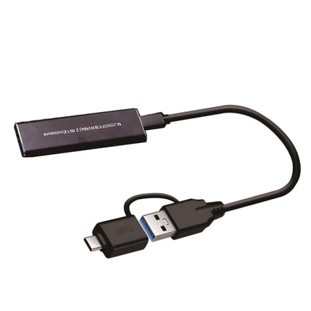 Solid State Drive External Enclosure Adapter Case 10Gbps Black ...