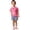 Hot Pink*, variant on OSOLU Girls T-Shirt Short Sleeve Crew Neck Sequin Heart Rainbow Embroidery Casual Pullover Tops