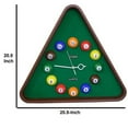 thumbnail image 5 of Pool Theme Triangular Shape Plastic Clock, Multicolor, 5 of 5