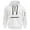White, variant on Hoodies for Men Solid Color Heavy Weight Hoodies Pullover Sweatshirt Drop Shoulder Long Sleeve Tops with Pocket L