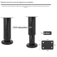 thumbnail image 2 of Juego de 4 patas para muebles, patas para muebles, patas de base ajustables, 2 of 8