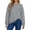 Gray, variant on qafoshin Plus Size Sweatshirts for Women Oversized Pullover Long Sleeve Tops Crew Neck Basic Daily Tops