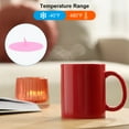 thumbnail image 4 of REGALWOVEN Silicone Cup Lids for Mug Cup Cover Cap, Airtight Suction Seal, Durable and Flexible Pink, 4 of 5