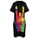 thumbnail image 5 of Vestido de bolsillo suelto con efecto tie-dye Hand VIII, elegantes vestidos de mujer en oferta, ropa de mujer, vestidos para ocasiones especiales, 5 of 7