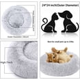 thumbnail image 4 of Charlore Dog Bed & Cat Bed, Anti-Anxiety Puppy Bed Warming Cozy Round Soft Pet Bed, Machine Washable Calming Donut Bed, 4 of 8