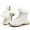 White, variant on Womens Winter Snow Boots Warm Faux Fur Lined Mid Calf Booties Waterproof Anti Slip Comfort Booties for Outdoor Hiking Walking