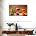 thumbnail image 3 of Elephant Stock Sliced Fruits Wall Art - Horizontal Multi Panel Canvas - Kitchen Wall Decor - Food And Drink Multi Panel - Beige And Green Decor - 33" x 20", 3 of 8