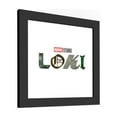thumbnail image 2 of Gallery Pops Marvel Loki - Logo Wall Art, Black Framed Version, 12" x 12", 2 of 6