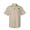 Khaki, variant on Men’s UPF 50  Short Sleeve UV Protection Fishing Shirt, Breathable and Quick Dry White XXL