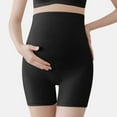 thumbnail image 2 of MEZZALL Solid Color Maternity Pregnant Women's Shorts Pregnancy Belly Support High Waist Shorts Breathable Trousers, 2 of 6