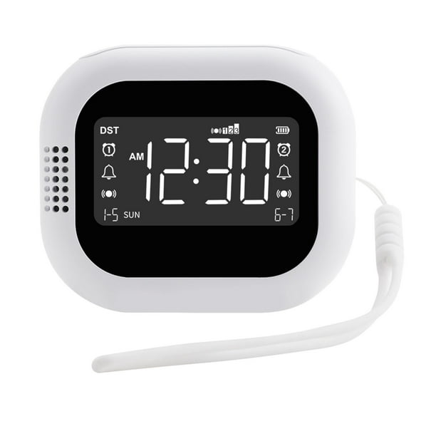Despertador con función de repetición, despertador fuerte, 3 configuraciones de alarma con función Dst Estándar