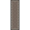 thumbnail image 3 of DynamicRugs AN212570113263 57011 Ancient Garden Collection 2.2 x 11 in. Traditional Rectangle Rug, Black & Ivory, 3 of 7